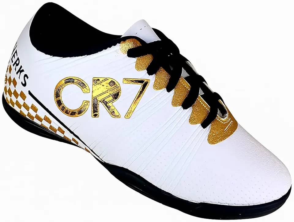 Chuteira Infantil Futsal Futebol Menino Leve Macio CR