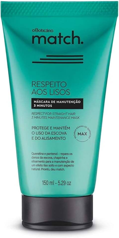 Máscara de Manutenção 3min Respeito aos lisos 150ml