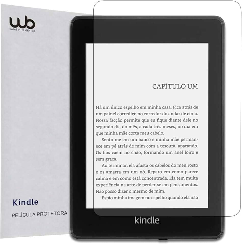 Película Kindle Paperwhite 10ª geração (2019) à prova d'agua WB® Fosca Anti-Risco Anti-Poeira Anti-UV (não compatível com 10ª geração e nem com Paperwhite 11ª geração)