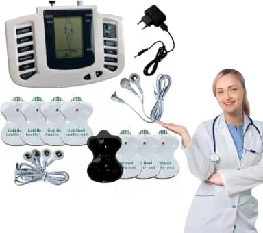 Aparelho Choque Dor Muscular Fisioterapia Massageador com Eletrodos Alivio da Dor