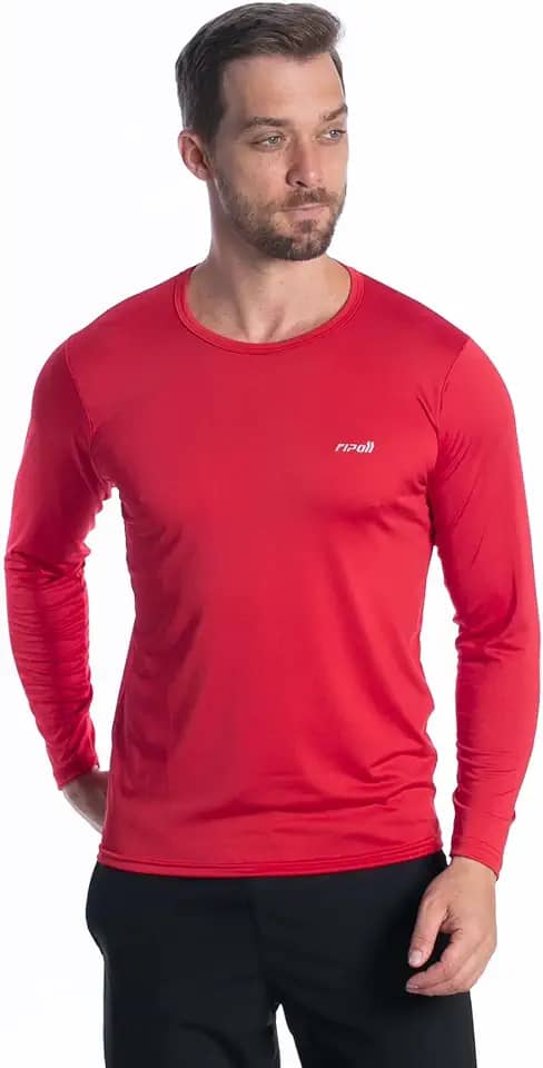 Camiseta Camisa Térmica Masculina Proteção Solar Uv 50+ Manga Longa Dry Fit