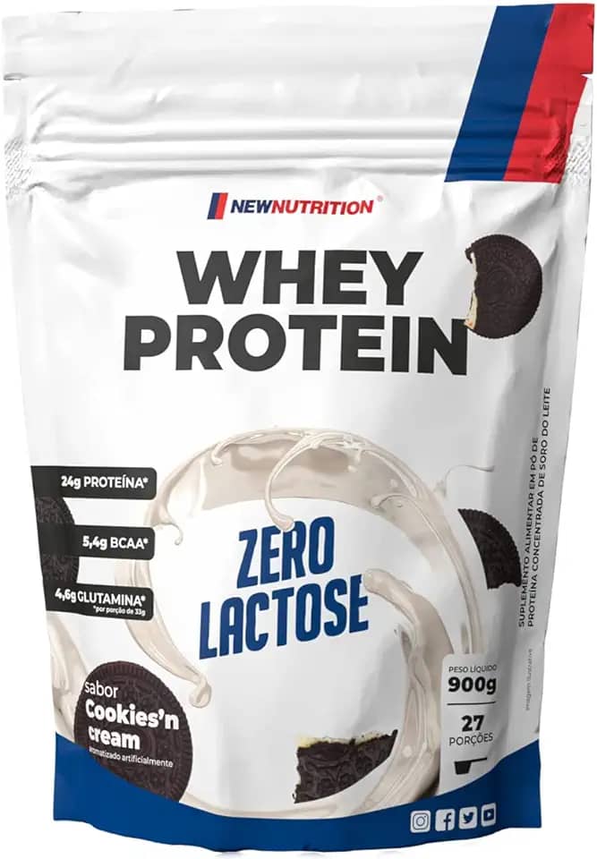 Newnutrition Whey Zero Lactose - 900G Cookies And Cream -