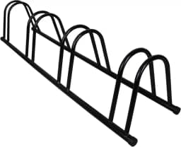 Suporte Bicicletário Porta Bike Leve De Chão 4 Vagas, Single, Altmayer, Preto