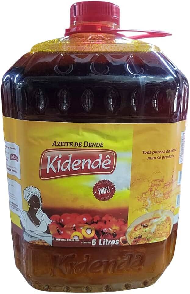 Azeite De Dendê Kidendê Garrafa 5 Litros Bahia Culinária - Unidade