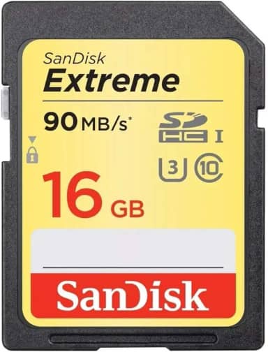 SanDisk Cartão SDSDXNE-016G-GNCIN Extreme SDHC UHS-I 16GB 90MB/s Classe 10