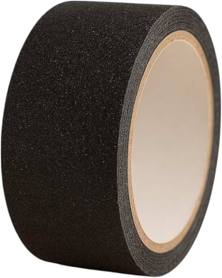 Fita Adesiva Antiderrapante 4,8cm x 30m Segurança Sinalização (Preto)