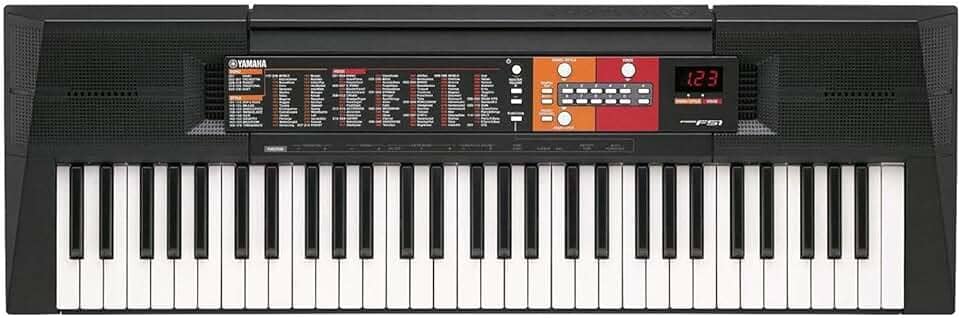 Teclado Arranjador, Yamaha, PSR-F51, Preto