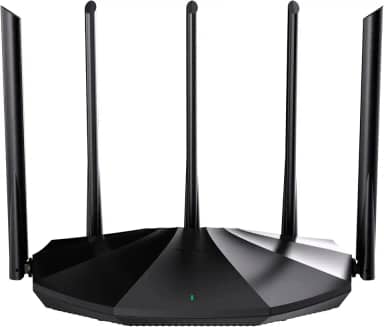 Tenda Roteador TX2 Pro WiFi 6 AX1500, Banda Dupla Gigabit Sem Fio, 5 Antenas de Alto Ganho 6dbi, 3 Portas LAN Gigabit, WPA3+OFDMA+MU-MIMO (Preto)