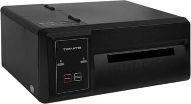 Impressora Térmica de Etiquetas 300mm/s 203 DPI Papel 50–110mm Conexão USB para Logística, Escritório e E-Commerce – Preto