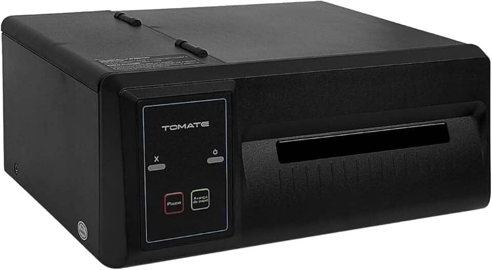 Impressora Térmica de Etiquetas 300mm/s 203 DPI Papel 50–110mm Conexão USB para Logística, Escritório e E-Commerce – Preto