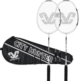 RAQUETE PARA BADMINTON FIBRA DE CARBONO/FIBRA DE VIDRO (C/02 UNID)