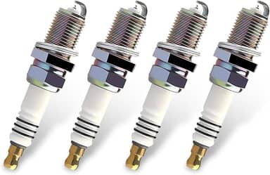4 peças de vela de ignição para carro, motor de liga liga inicia ignição rápida para reduzir o consumo de combustível vela de ignição anti-vibração, acessórios de substituição de modificação,
