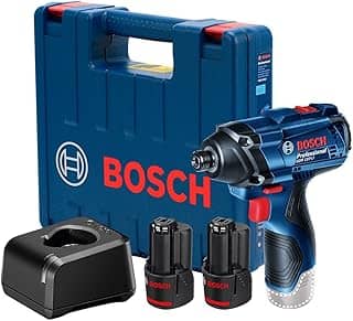 Bosch Chave de impacto GDR 120-LI 12V com 2 baterias, 1 carregador e maleta