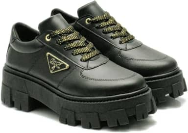 Oxford Tratorado Feminino GuGi 404-GG Plataforma Blogueira Antiderrapante