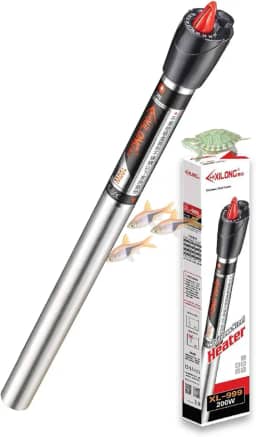 Aquecedor Automático em Inox com Termostato Para Aquário - 500w Até 500l (110v)