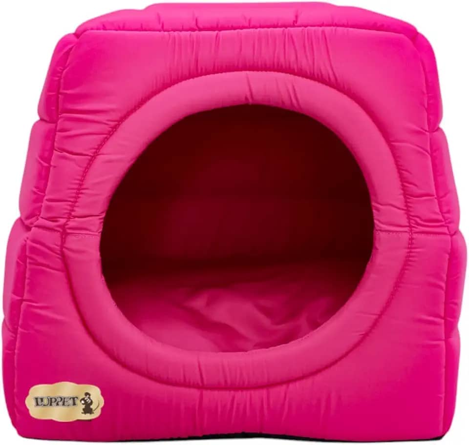 Cama iglu toca para cachorro e gato, cama 2x1 para cachorro ou gato com almofada, TAM. M