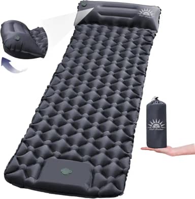 Colchonete Camping Colchão Inflável Solteiro, Praticidade e Conforto,Acampamento Acessorios
