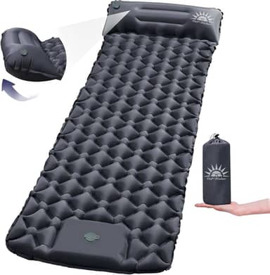 Colchonete Camping Colchão Inflável Solteiro, Praticidade e Conforto,Acampamento Acessorios