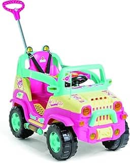 Calesita - Diipi Rainbow - Quadriciclo 2 em 1 - passeio e pedal