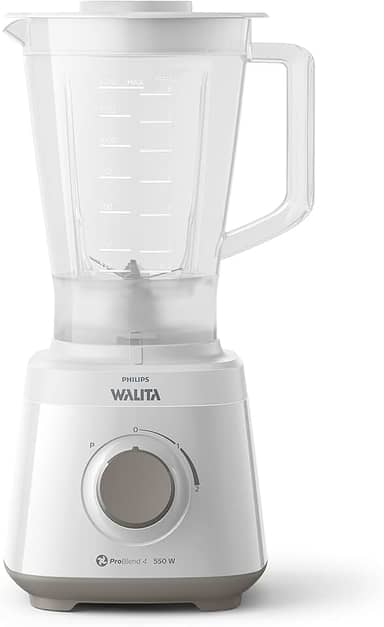 Liquidificador Daily Philips Walita, 2L, 550W, Branco, 200V - RI2110/00