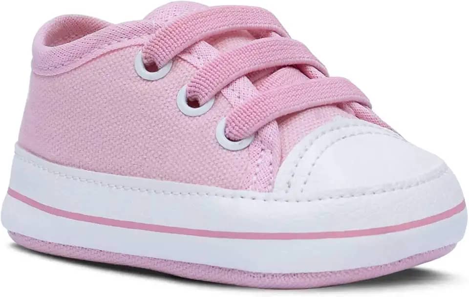 Tenis Bebe Star Menina Sapatinho Calce Facil 01.02