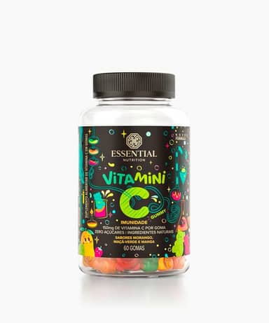 Vitamini C Gummy 150mg - 60 Gomas - Essential Nutrition