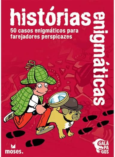 Galápagos, Histórias Enigmáticas (Red Stories), Jogo de Enigmas para Amigos, + 2 jogadores, 15 minutos por partida