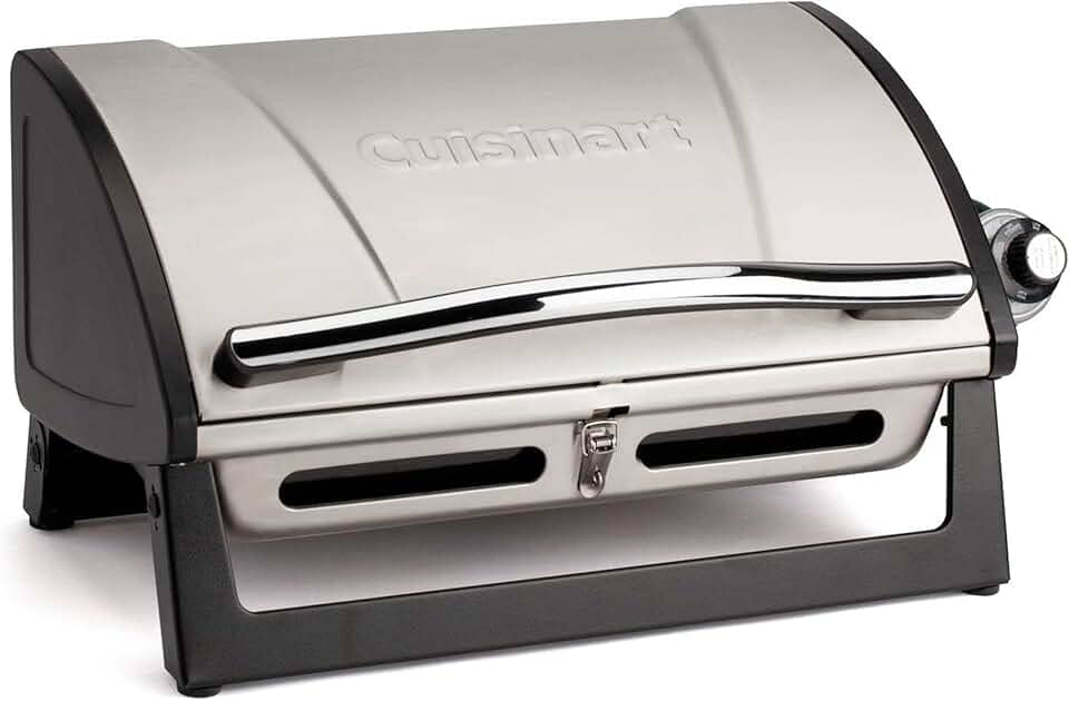 Cuisinart Grelha a gás de mesa portátil de propano CGG-059A 8.000 BTU