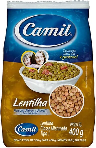 Lentilha Tipo 1 400G Camil