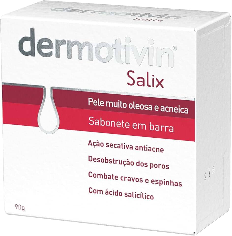 Dermotivin Sabonete Em Barra Facial Salix 90g