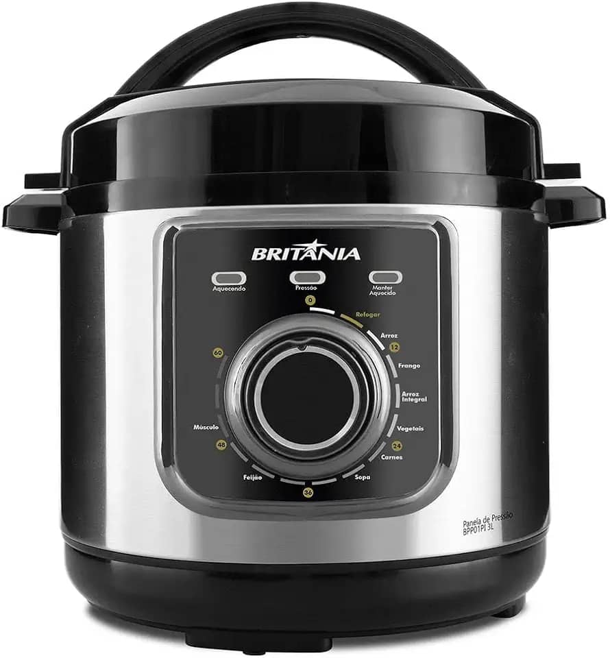 Panela de pressão Multifuncional BPP01PI, Britânia, 127v