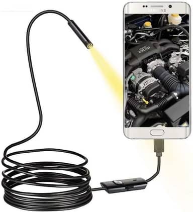 Câmera Sonda Inspeção Endoscópica Celular Prova D'água V8 Usb