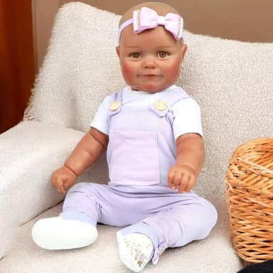 Boenca Bebê Reborn Negra Cabelo Pintado Realista Mundo Kids