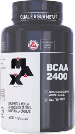 Max Titanium BCAA 2400, 200 Cápsulas