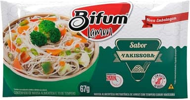 Macarrão Instantâneo Yakissoba Carne Bifum 67g