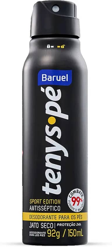 Tenys Pé Baruel Sport Edition Jato Seco 92g - Desodorante para os pés