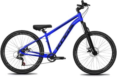 Bicicleta Aro 26 KOG Freeride 1x7 – Estilo Grau, Suspensão 29”, Freios a Disco, Aros Vmaxx Neon – Bike Urbana de Alta Performance, Azul Cobalto