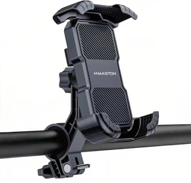 Suporte Universal para Celular Moto em Espelho Retrovisor de Motocicleta Rotação 360 Graus Design Antiderrapante Bloqueio com Uma Tecla