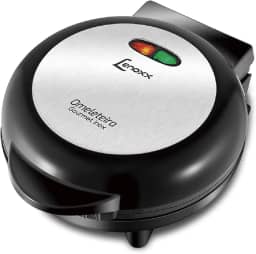 Omeleteira Gourmet Inox, Preto, 127v, Lenoxx