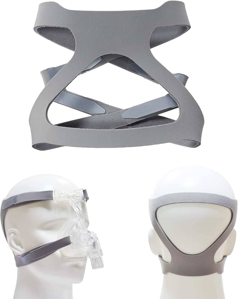 Alça Para Máscara Cpap, De Substituição Universal Flexível E Mais Confortável, Com Velcro Resistente, Resmed Mirage Series Philips Respironics (Sem Máscara)