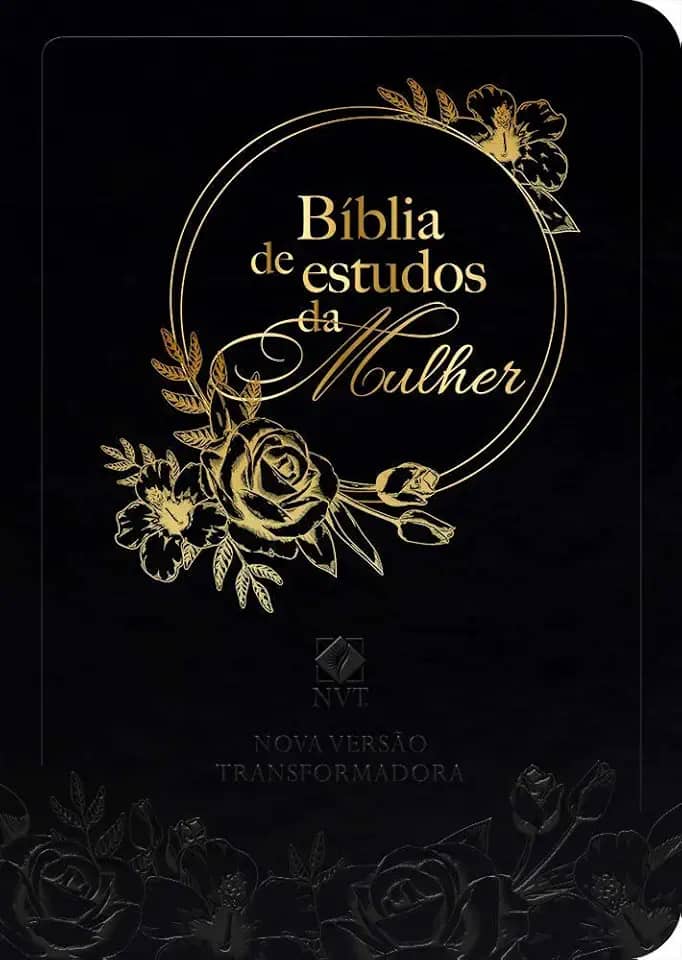 Bíblia de estudos da mulher - Preto: Com estudos e reflexões de gênesis a apocalipse