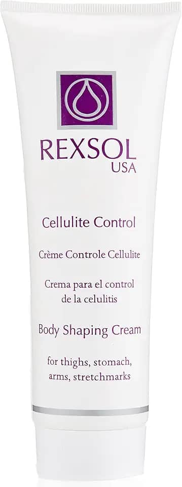 REXSOL Creme modelador corporal para controle de celulite | Refine visivelmente os contornos do corpo | Minimiza a aparência esponjosa da pele | Ajuda a evitar o aparecimento de estrias e perda de