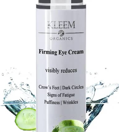 Creme antirrugas para os olhos para olheiras e inchaço com peptídeos e niacinamida que reduz bolsas oculares, pés de galinha, linhas finas e flacidez - Creme natural para rugas - Soro para os olhos 15