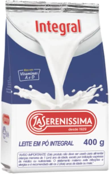 Leite em Pó Integral - 400g