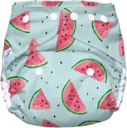 LêLi ecofraldas Fralda Reutilizável para Praia e Piscina, Tamanho Único 5-18kg, Lavável, Unissex (Melancia)