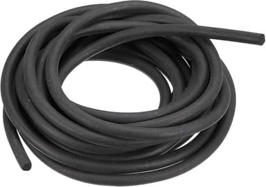 Tira de vedação, fita de borracha de esponja redonda sólida 30 cm x 0,48 cm de largura para juntas de porta, reparo de móveis, projetos DIY