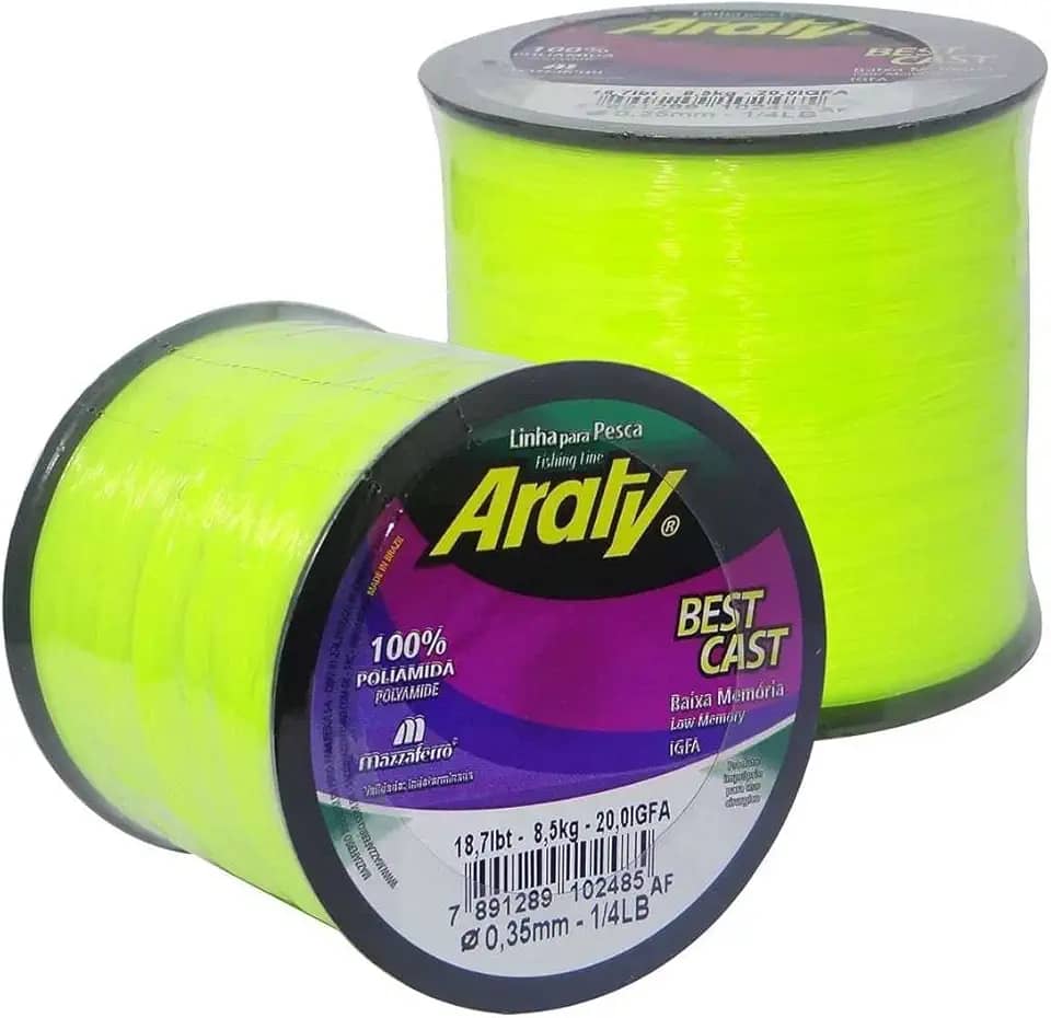 Linha de Monofilamento Araty Best Cast - Vários Tamanhos e Espessuras