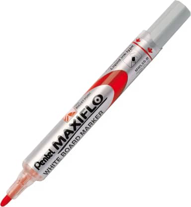 Pentel Marcador Para Quadro Branco MAXIFLO Ponta Fina 4.0mm Vermelha MWL5S-B