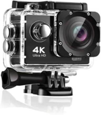 Filmadora 4K, 4K Câmera à Prova d'água Subaquáticacom EIS, Camera Filmadora, Câmera Sports Prova d´água Fotográfica, Câmera de Ação