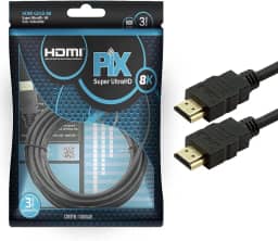 PIX CABO HDMI GOLD 2.1 8K HDR 19P 3M, Pix, 018-1030